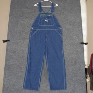 Liberty Est 1912 Overalls Mens XL Blue Denim Bib Workwear Jeans Pants